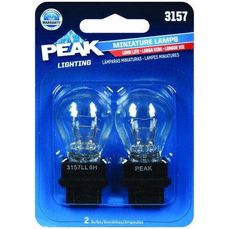 Peak Mini Automotive Bulb S8 3157LL-BPP